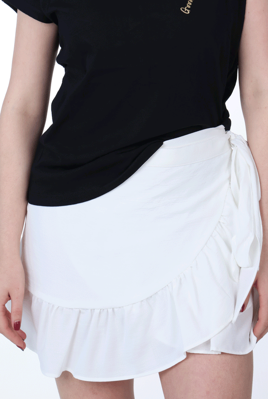 Wrap around Skirt Short