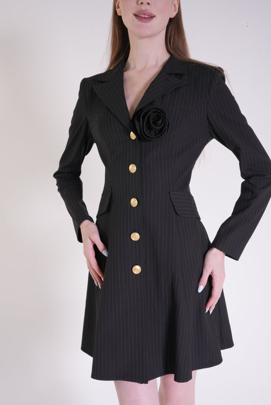 Button Detailed Jacket Dress