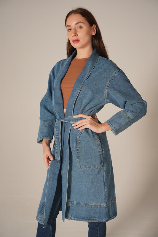 Woman Jeans Coat