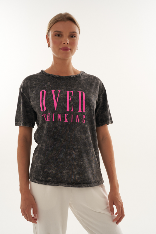 Over Thinking Printed Shirt