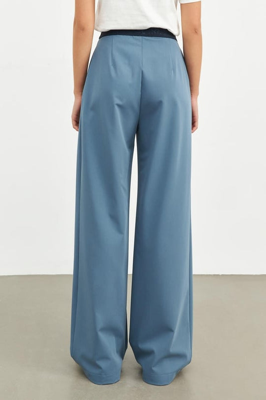 Trousers Blue- Garterized Waist