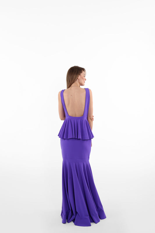 long dress square back