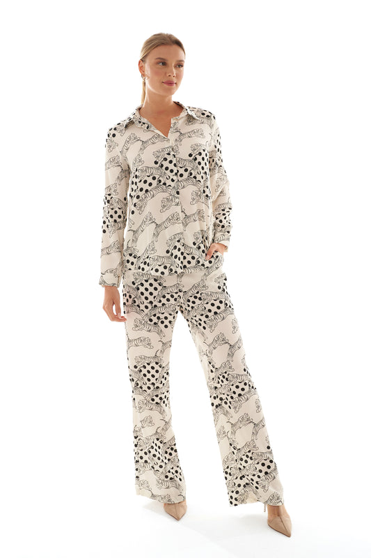 Leopards Print Pajama SetS